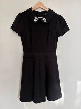 ModCloth skull black dress small